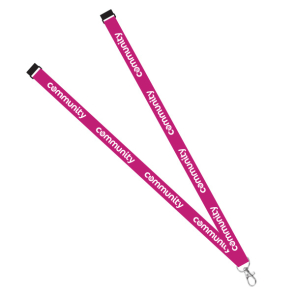 Pink lanyard